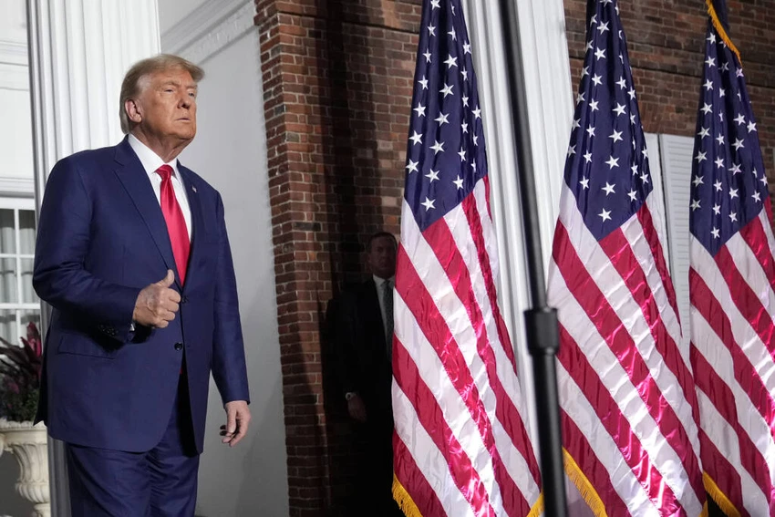 Cựu Tổng thống Mỹ Donald Trump sau phiên tòa ngày 13-6. Ảnh: AP Cựu Tổng thống Mỹ Donald Trump sau phiên tòa ngày 13-6. Ảnh: AP
