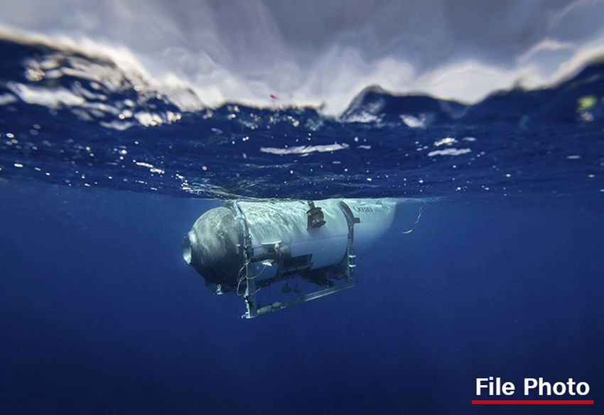 Một tàu ngầm của công ty OceanGate Expeditions. Ảnh: CNN Một tàu ngầm của công ty OceanGate Expeditions. Ảnh: CNN