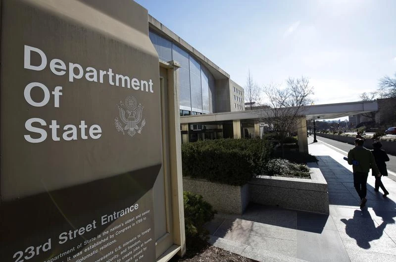 Tòa nhà Bộ Ngoại giao ở Washington (Mỹ). Ảnh: REUTERS Tòa nhà Bộ Ngoại giao ở Washington (Mỹ). Ảnh: REUTERS