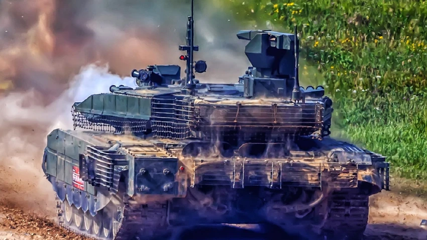 Xe tăng T-90M của quân đội Nga tại Ukraine. Ảnh: 19FORTYFIVE Xe tăng T-90M của quân đội Nga tại Ukraine. Ảnh: 19FORTYFIVE