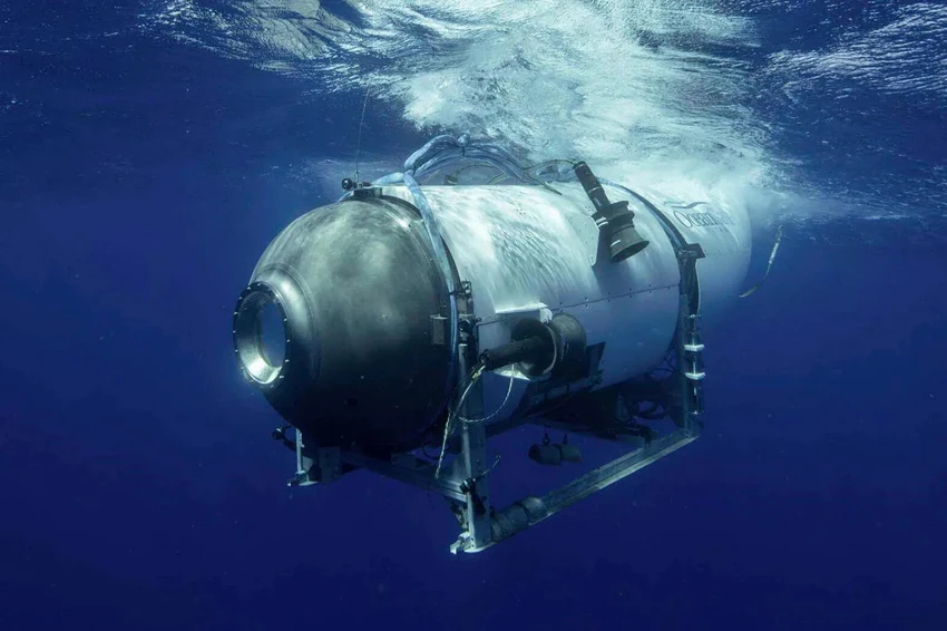 Một tàu ngầm của công ty OceanGate Expeditions. Ảnh: AP Một tàu ngầm của công ty OceanGate Expeditions. Ảnh: AP