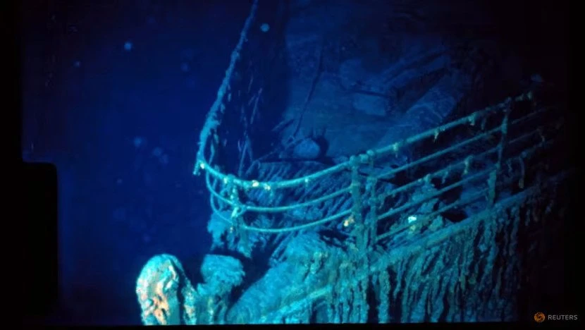 Xác tàu Titanic được chụp vào tháng 7-1986. Ảnh: REUTERS. Xác tàu Titanic được chụp vào tháng 7-1986. Ảnh: REUTERS.