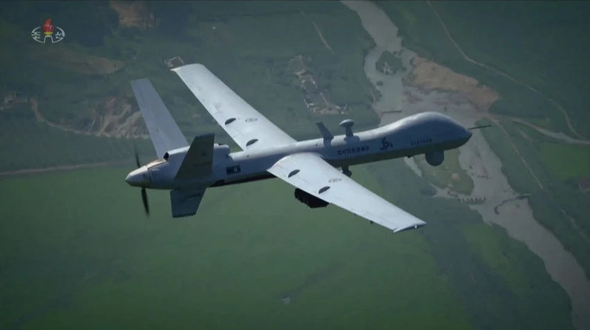 Một chiếc UAV Morning Star-9 của Triều Tiên. Ảnh: THE EURASIAN TIMES Một chiếc UAV Morning Star-9 của Triều Tiên. Ảnh: THE EURASIAN TIMES