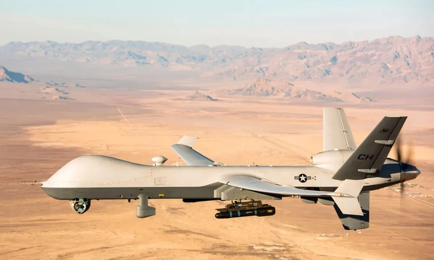 Một chiếc UAV RQ-4 Global Hawk của Mỹ. Ảnh: KHÔNG QUÂN MỸ Một chiếc UAV RQ-4 Global Hawk của Mỹ. Ảnh: KHÔNG QUÂN MỸ