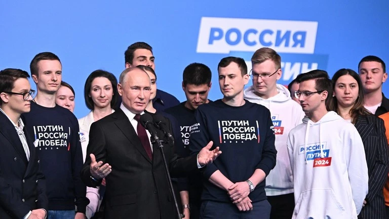 Kết quả sơ bộ bầu cử Nga: Ông Putin chắc thắng với gần 90% phiếu bầu