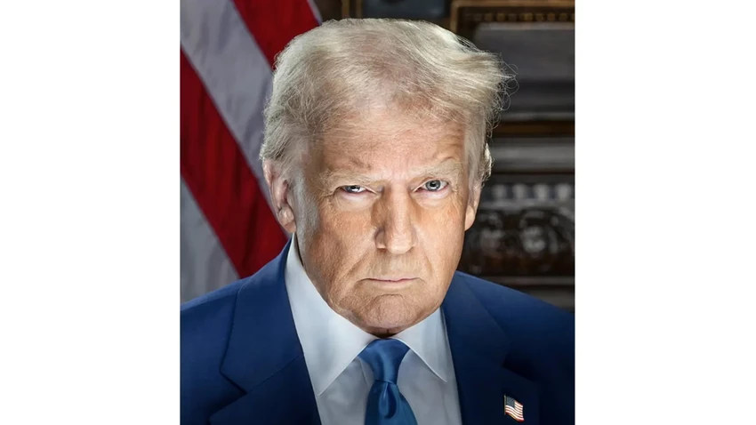Nhóm của ông Trump công bố ảnh chân dung chính thức của tổng thống và phó tổng thống đắc cử
