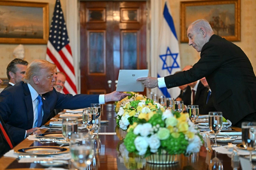Ông Netanyahu gửi thư đề cử ông Trump cho giải Nobel Hòa bình