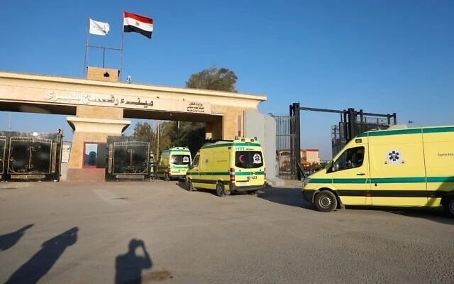 Cửa khẩu Rafah giữa Gaza và Ai Cập. Ảnh: AFP