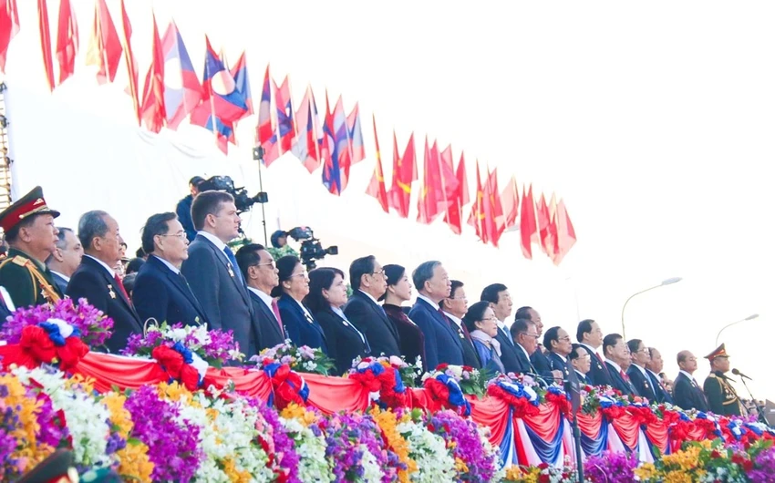 Lào long trọng kỷ niệm 50 năm Quốc khánh