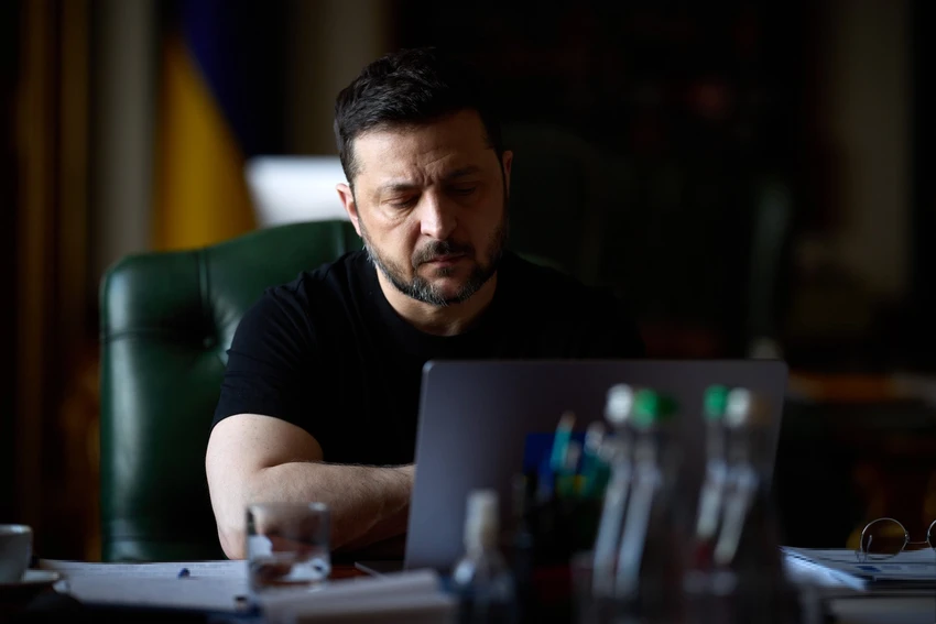 Tổng thống Ukraine Volodymyr Zelensky. Ảnh: X