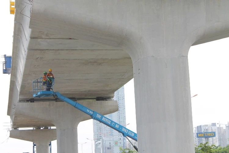 Đường sắt đô thị hiện đại nhất TP.HCM đang dần thành hình ảnh 14 Đường sắt đô thị hiện đại nhất TP.HCM đang dần thành hình ảnh 14