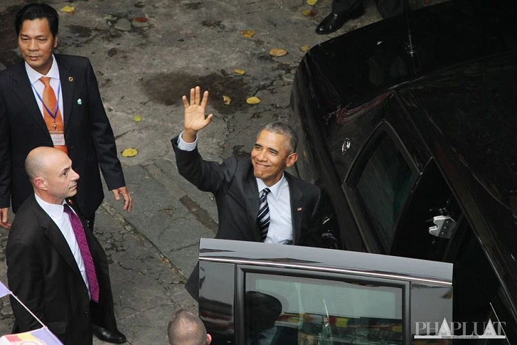 Tổng thống Obama kết thúc ngày làm việc đầu tiên tại TP.HCM ảnh 13 Tổng thống Obama kết thúc ngày làm việc đầu tiên tại TP.HCM ảnh 13