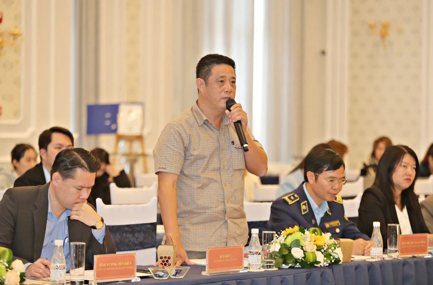 Trung tá Mai Văn Toàn, Phòng cảnh sát kinh tế Công an tỉnh Lâm Đồng. Ảnh: TIẾN THÀNH