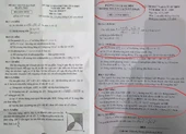 Đề thi chính thức giống đề thi thử tại một trường THCS