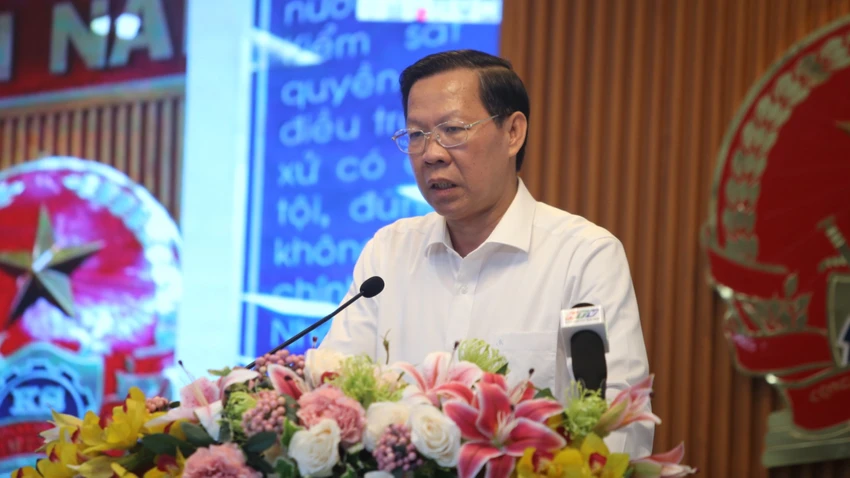 Chủ tịch UBND TP.HCM ông Phan Văn Mãi. Ảnh: TC Chủ tịch UBND TP.HCM ông Phan Văn Mãi. Ảnh: TC