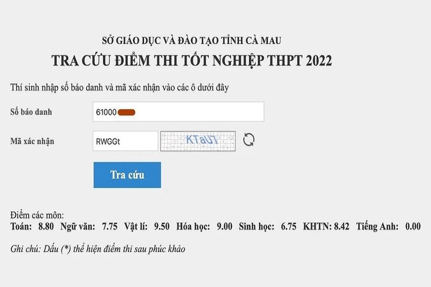 Trừ môn Anh văn 0 điểm, 6 môn còn lại "thí sinh ngủ gục" đạt được 50,22 điểm. Trừ môn Anh văn 0 điểm, 6 môn còn lại "thí sinh ngủ gục" đạt được 50,22 điểm.