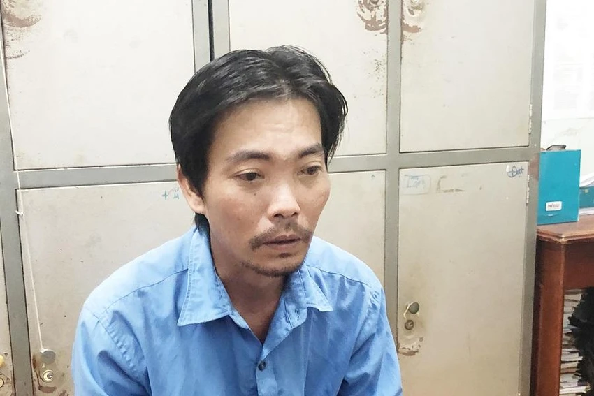 Võ Tấn Lợi khai nhận trước Cơ quan cảnh sát điều tra Công an thành phố Cà Mau. Ảnh: CTV Võ Tấn Lợi khai nhận trước Cơ quan cảnh sát điều tra Công an thành phố Cà Mau. Ảnh: CTV