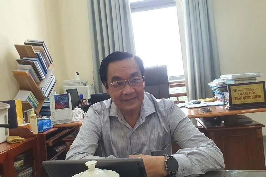 Ông Trần Quốc Chính, Giám đốc Sở TTTT tỉnh Cà Mau nói về Chuyển đổi số ở Cà Mau. Ảnh: TRẦN VŨ Ông Trần Quốc Chính, Giám đốc Sở TTTT tỉnh Cà Mau nói về Chuyển đổi số ở Cà Mau. Ảnh: TRẦN VŨ